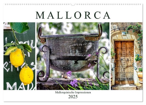 Mallorca - Mallorquinische Impressionen (Wandkalender 2025 DIN A2 quer), CALVENDO Monatskalender - Dieter Meyer