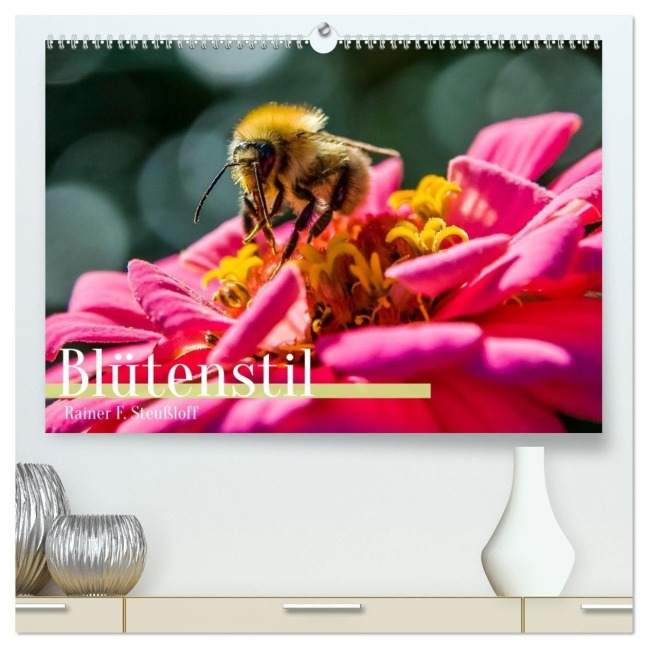 Blütenstil (hochwertiger Premium Wandkalender 2026 DIN A2 quer), Kunstdruck in Hochglanz - Rainer F. Steußloff