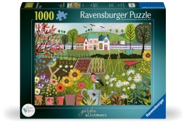 Cover-Bild zum Titel 'Erwachsenenpuzzle 1000 Teile - Schrebergarten' von ''