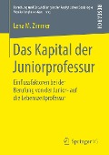 Das Kapital der Juniorprofessur - Lena M. Zimmer