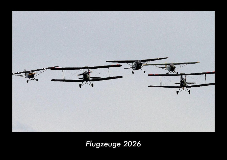 Flugzeuge 2026 Fotokalender DIN A3 - Tobias Becker