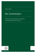 Cover-Bild zum Titel 'Die Lesepredigt' von 'Thomas Melzl'