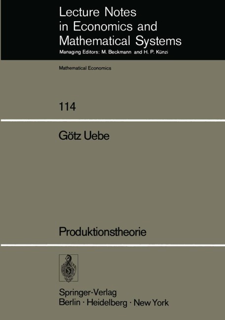 Produktionstheorie - G. Uebe