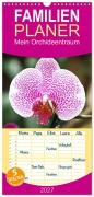 Cover-Bild zum Titel 'Familienplaner 2027 - Mein Orchideentraum mit 5 Spalten (Wandkalender, 21 x 45 cm) CALVENDO' von 'Gisela Kruse'