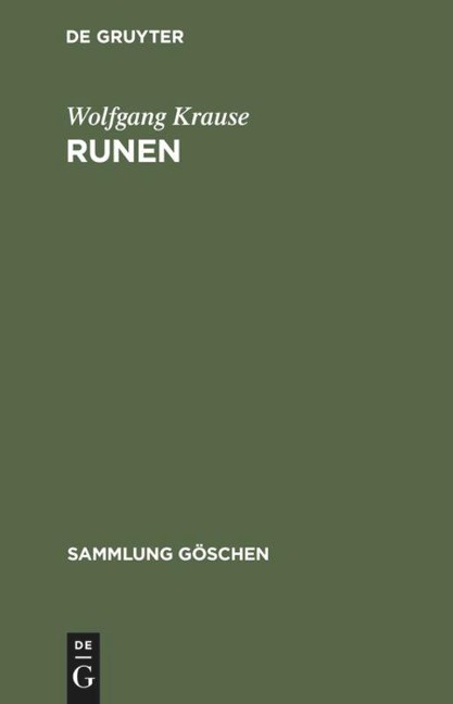 Runen - Wolfgang Krause