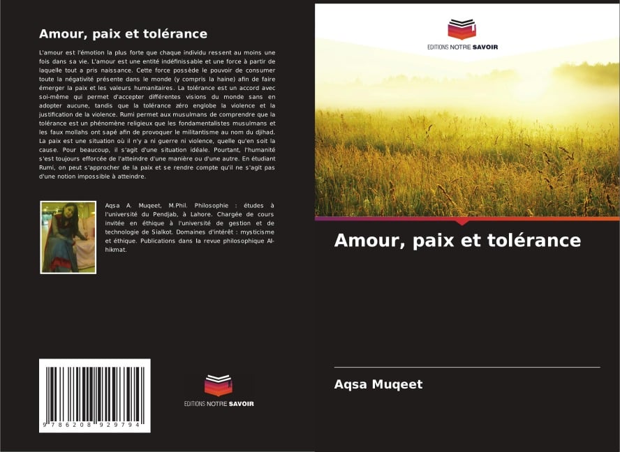 Amour, paix et tolérance - Aqsa Muqeet