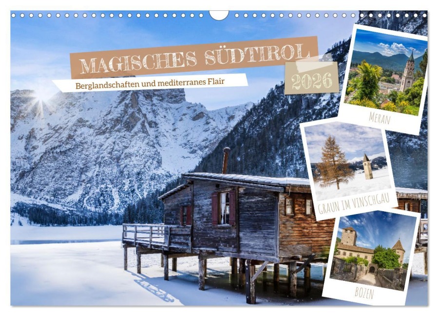 MAGISCHES SÜDTIROL (Wandkalender 2026 DIN A3 quer), CALVENDO Monatskalender - Melanie Viola