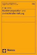 Cover-Bild zum Titel 'Marktmanipulation und zivilrechtliche Haftung' von 'Philipp Carstens'