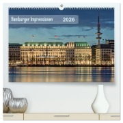 Cover-Bild zum Titel 'Hamburger Impressionen 2026 (hochwertiger Premium Wandkalender 2026 DIN A2 quer), Kunstdruck in Hochglanz' von 'Klaus Kolfenbach'