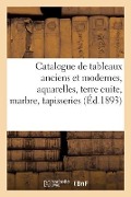 Cover-Bild zum Titel 'Catalogue de Tableaux Anciens Et Modernes, Aquarelles, Terre Cuite, Marbre, Tapisseries' von 'Henri Haro'