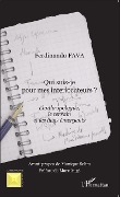 Cover-Bild zum Titel 'Qui suis-je pour mes interlocuteurs ?' von 'Ferdinando Fava'