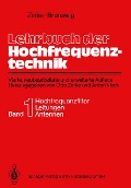 Cover-Bild zum Titel 'Lehrbuch der Hochfrequenztechnik' von 'Otto Zinke, Heinrich Brunswig'