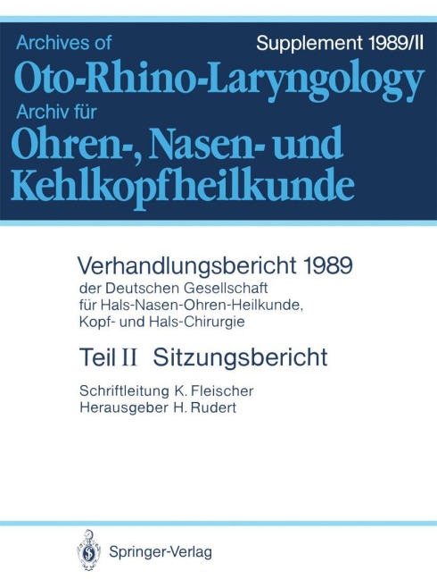 Teil II: Sitzungsbericht - 