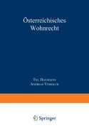 Cover-Bild zum Titel 'Österreichisches Wohnrecht' von ''