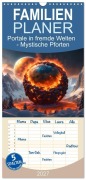Cover-Bild zum Titel 'Familienplaner 2027 - Portale in fremde Welten - Mystische Pforten mit 5 Spalten (Wandkalender, 21 x 45 cm) CALVENDO' von 'Babett Paul - Babetts Bildergalerie'