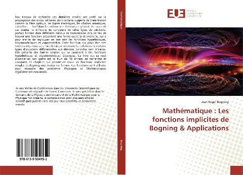 Mathématique : Les fonctions implicites de Bogning & Applications - Jean Roger Bogning