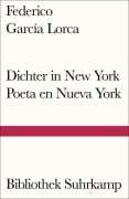 Cover-Bild zum Titel 'Dichter in New York. Poeta en Nueva York' von 'Federico García Lorca'
