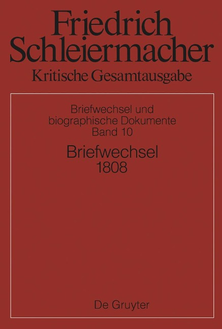 Briefwechsel 1808 - 