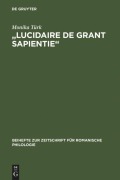 Cover-Bild zum Titel 'Lucidaire de grant sapientie' von 'Monika Türk'