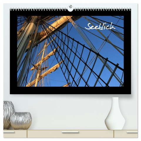 Seeblick (hochwertiger Premium Wandkalender 2024 DIN A2 quer), Kunstdruck in Hochglanz - Angelika Kimmig