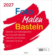 Cover-Bild zum Titel 'Foto-Malen-Basteln Bastelkalender weiß groß 2027' von ''