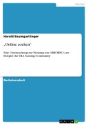 Cover-Bild zum Titel '"Online zocken"' von 'Harald Baumgartlinger'