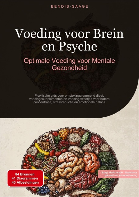 Voeding voor Brein en Psyche: Optimale Voeding voor Mentale Gezondheid - Bendis A. I. Saage - Nederlands