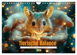 Cover-Bild zum Titel 'Tierische Balance (Wandkalender 2026 DIN A4 quer), CALVENDO Monatskalender' von 'Daniela Tapper'