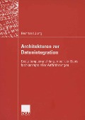 Cover-Bild zum Titel 'Architekturen zur Datenintegration' von 'Reinhard Jung'