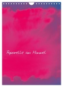 Cover-Bild zum Titel 'Aquarelle am Himmel (Wandkalender 2026 DIN A4 hoch), CALVENDO Monatskalender' von 'Eike Winter'