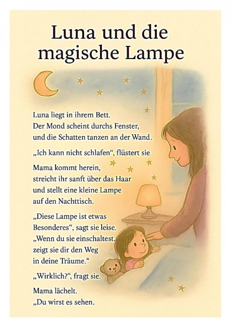 Lunas Lampe - Eine Reise ins Traumland - Dennis Manjc