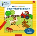Cover-Bild zum Titel 'Mein kunterbuntes Bauernhof-Malbuch' von ''