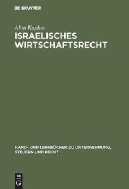 Israelisches Wirtschaftsrecht - Alon Kaplan