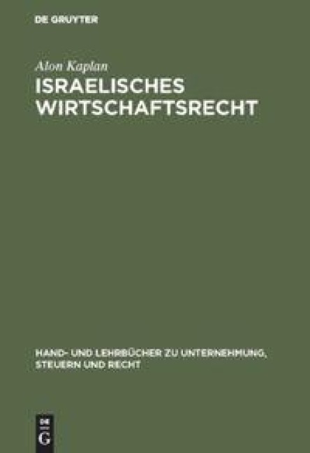 Israelisches Wirtschaftsrecht - Alon Kaplan