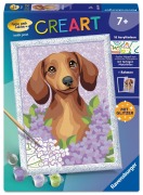 Cover-Bild zum Titel 'CreArt, Malen nach Zahlen Kinder - Dackel Lilac' von ''