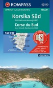 Cover-Bild zum Titel 'KOMPASS Wanderkarten-Set 2251 Korsika Süd. Mit Weitwanderweg GR20 / Corse du Sud. Avec Grande Randonnée GR20 (3 Karten) 1:50.000' von ''