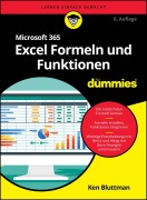 Cover-Bild zum Titel 'Microsoft 365 Excel Formeln und Funktionen für Dummies' von 'Ken Bluttman'
