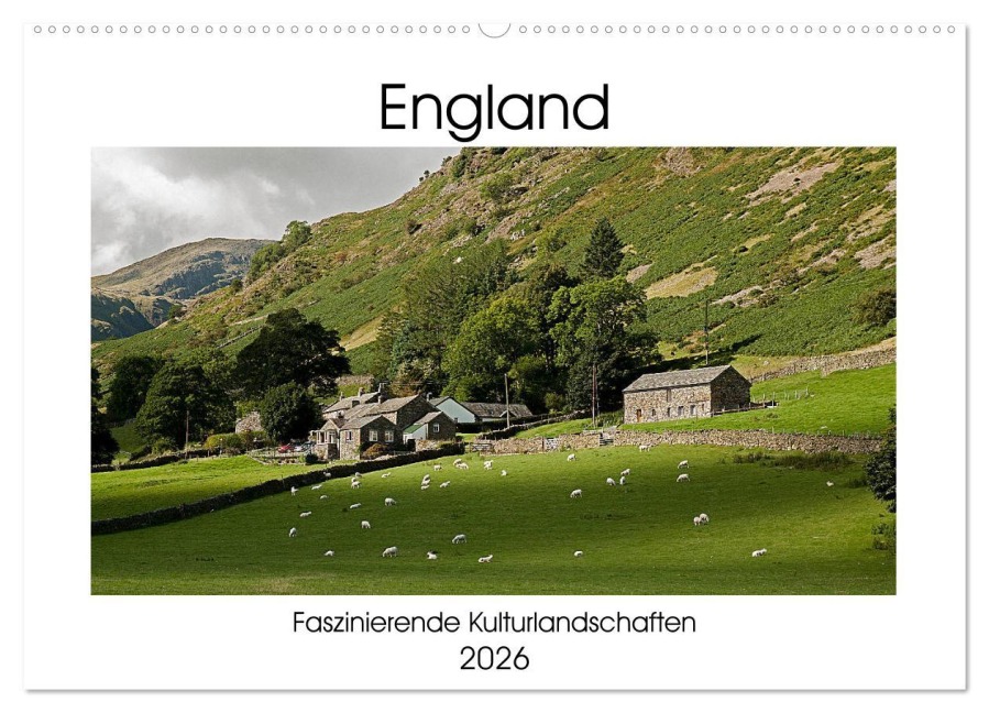 England - Faszinierende Kulturlandschaften (Wandkalender 2026 DIN A2 quer), CALVENDO Monatskalender - Christian Hallweger