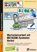 Cover-Bild zum Titel 'Wortschatzarbeit mit METACOM-Symbolen: Herbst' von 'Wiebke Manderscheid, Hanna Sack'