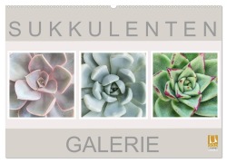 Cover-Bild zum Titel 'Sukkulenten Galerie (Wandkalender 2026 DIN A2 quer), CALVENDO Monatskalender' von 'Beate Wurster'