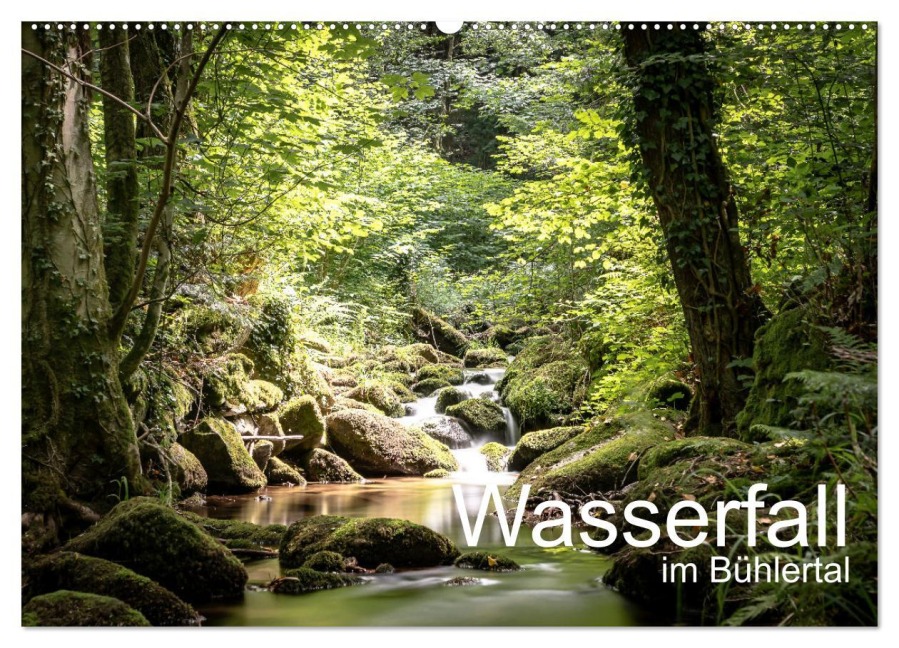 Wasserfall im Bühlertal (Wandkalender 2026 DIN A2 quer), CALVENDO Monatskalender - Saschahaas Photography
