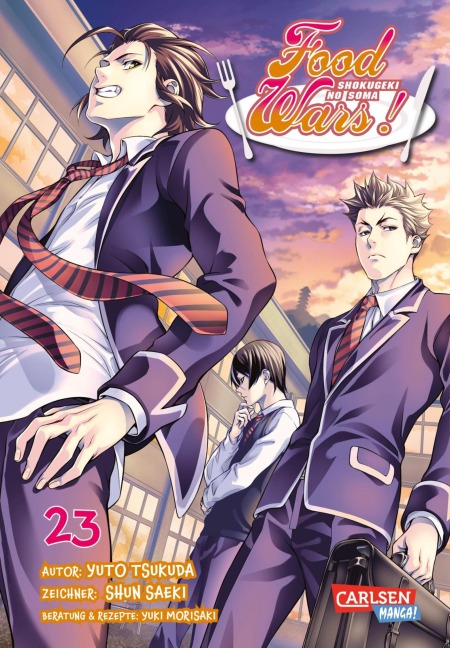 Food Wars - Shokugeki No Soma 23 - Yuto Tsukuda, Shun Saeki, Yuki Morisaki