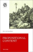 Cover-Bild zum Titel 'Propositional Content' von 'Peter Hanks'