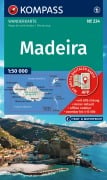 KOMPASS Wanderkarte 234 Madeira 1:50.000 - 