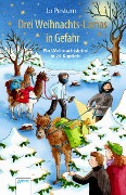Cover-Bild zum Titel 'Drei Weihnachts-Lamas in Gefahr' von 'Jo Pestum'