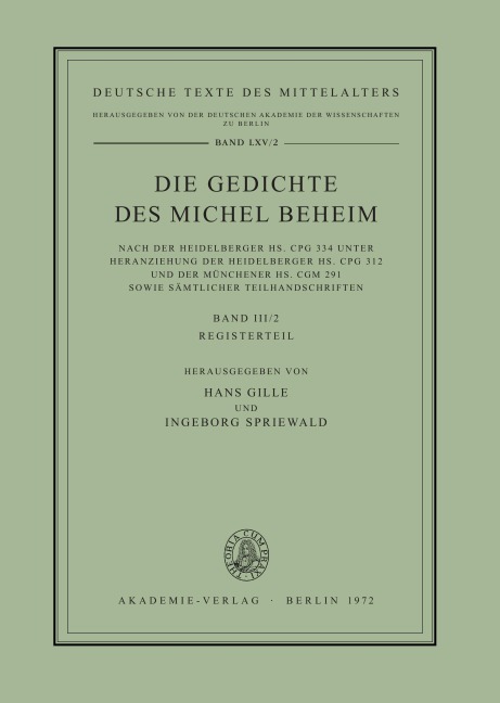 Registerteil - 