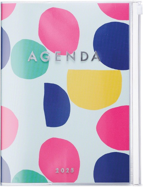 MARK'S 2024/2025 Taschenkalender A5 vertikal, Dots, Mint - 