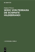 Wido von Ferrara De Scismate Hildebrandi - Konrad Panzer