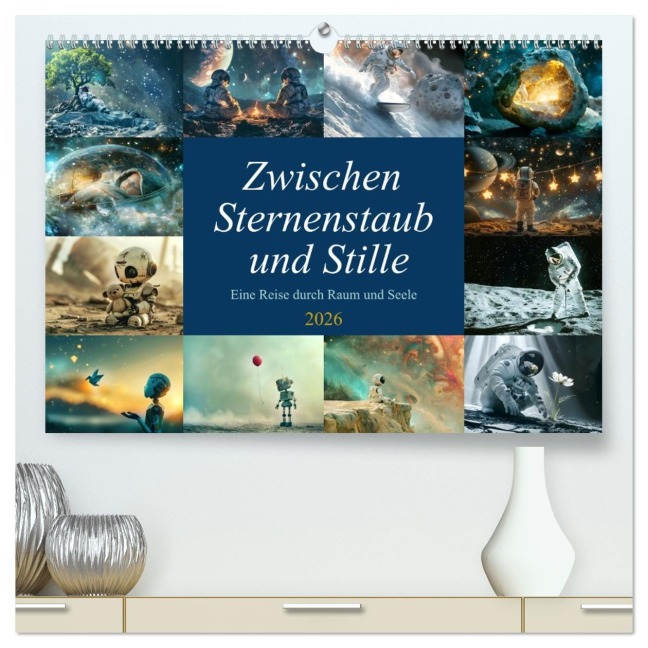 Zwischen Sternenstaub und Stille (hochwertiger Premium Wandkalender 2026 DIN A2 quer), Kunstdruck in Hochglanz - Daniela Tapper