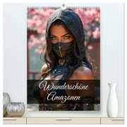 Cover-Bild zum Titel 'Wunderschöne Amazonen (hochwertiger Premium Wandkalender 2026 DIN A2 hoch), Kunstdruck in Hochglanz' von 'Ally Bee'